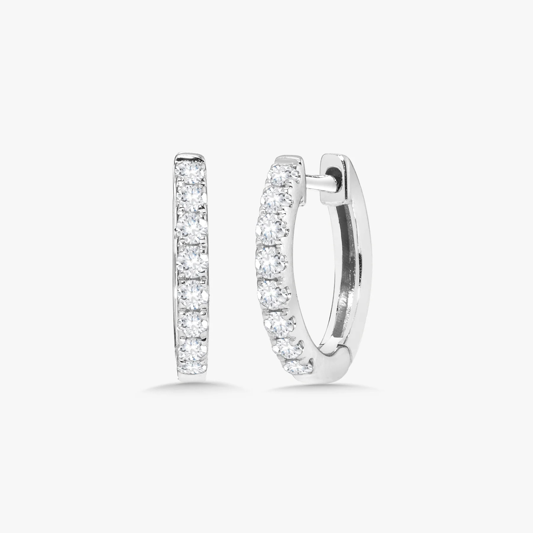 Gigi Diamond Huggie Earrings | RW Fine Jewelry