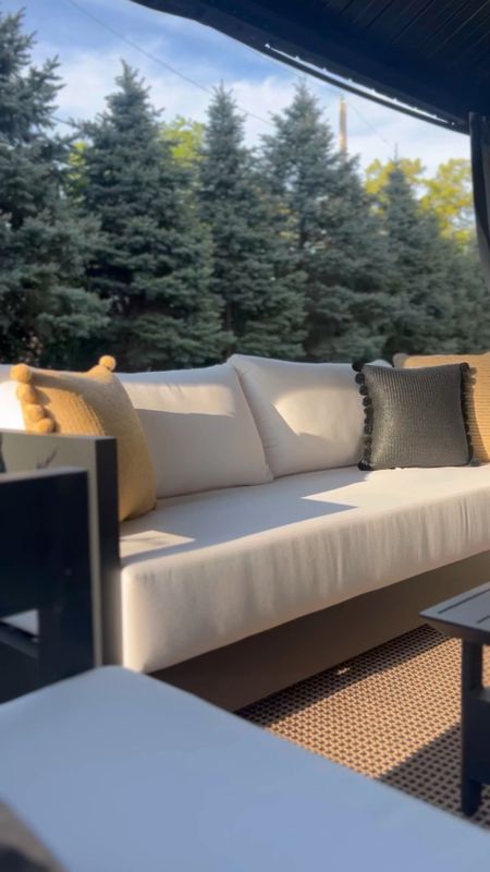Neutral inspired outdoor space. A mix of high and low end pieces. The Target rug is so good. 

Outdoor living. Outdoor dining. Porch decor. Patio decor  



#LTKSeasonal #LTKStyleTip #LTKHome