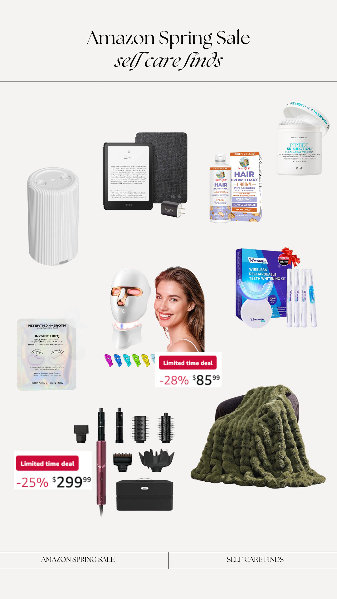 Some of my self care favorites that will be included in the Amazon Spring Sale! 

 #LTKselfcare #LTKHome