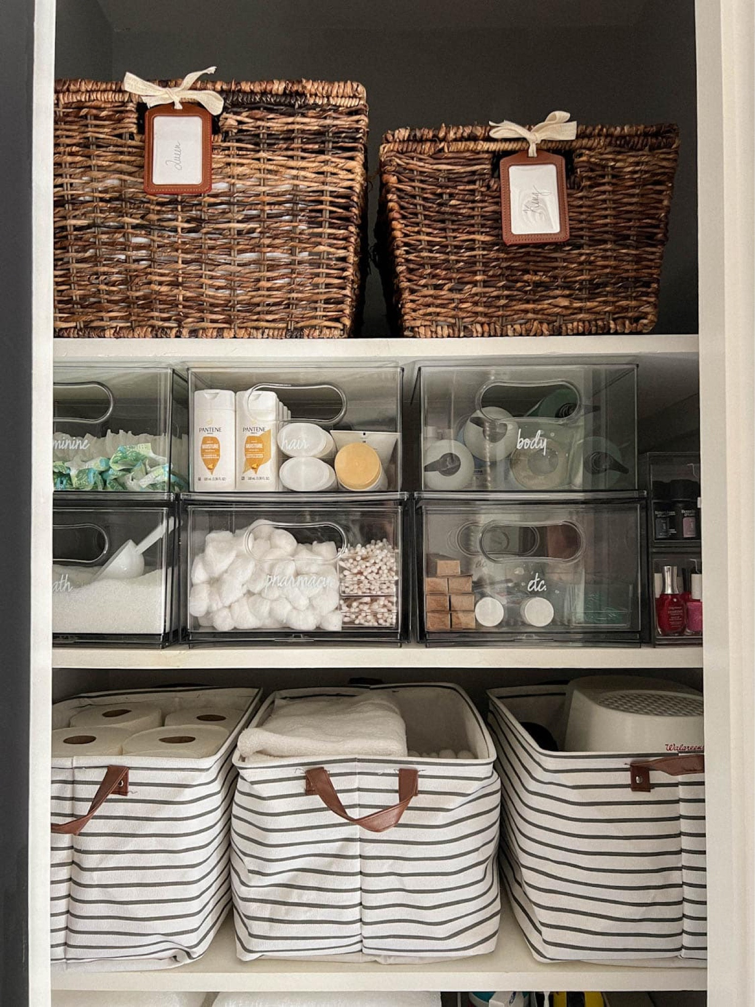 Bathroom Linen Closet Organization Ideas That Totally Work for Us! 

bathroom linen closet organization ideas for the best ways to sort sheets, keep cleaning supplies and toiletries handy, make laundry easier, and have guest amenities in easy reach.

#LTKhome #LTKkids #LTKfamily
