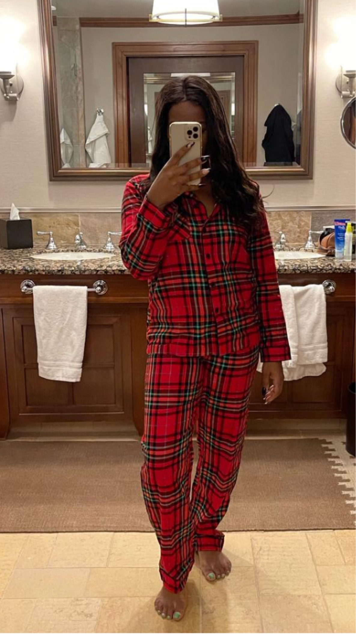 Can’t wait to be in cozy PJs again. I’m wearing a S 

#LTKfindsunder50 #LTKHoliday #LTKGiftGuide