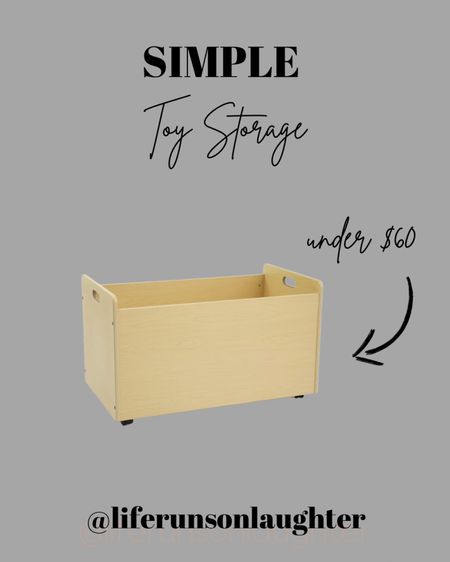 Simple toy storage option for play room  

#LTKfamily #LTKFind #LTKhome