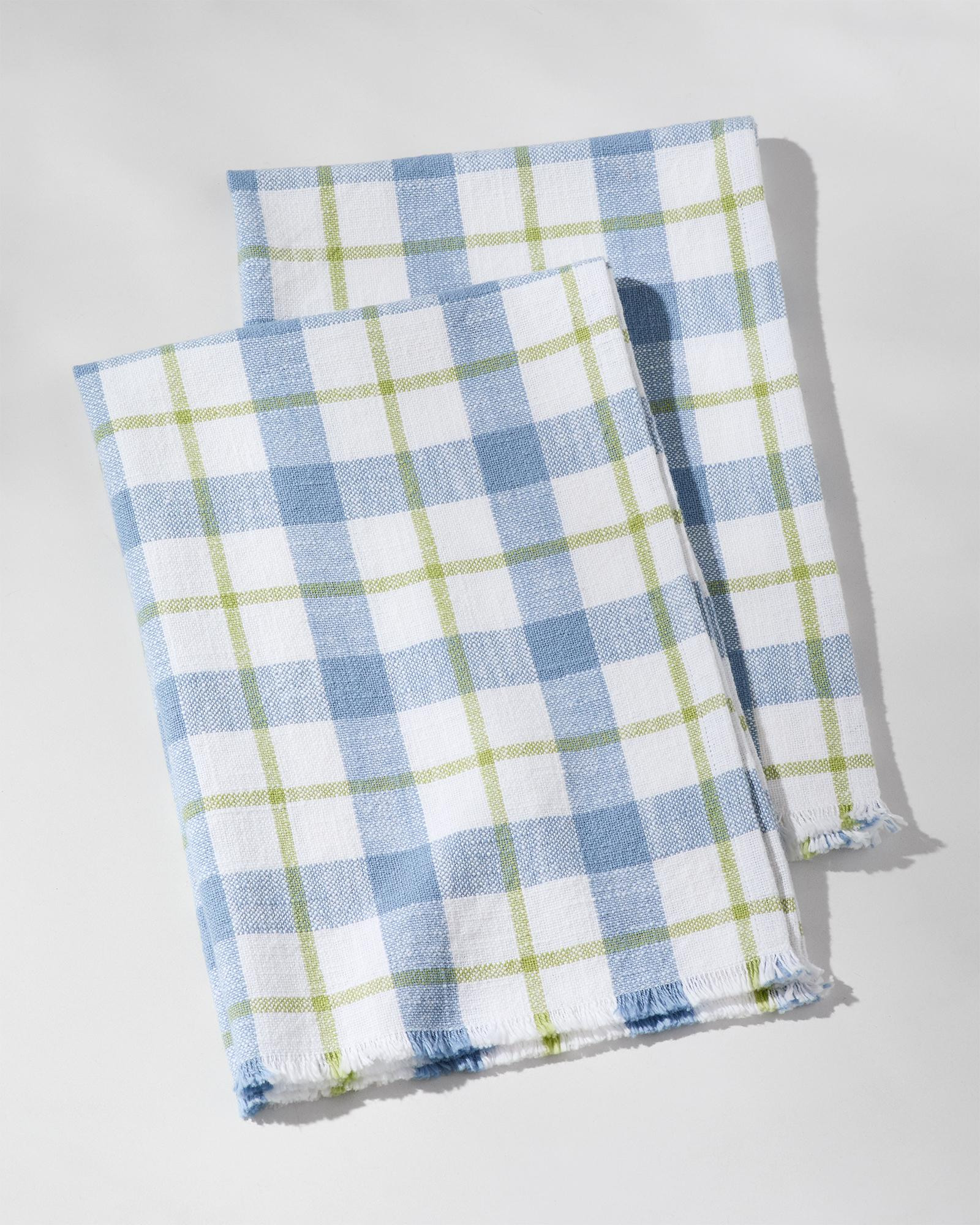 Plaid Kitchen Towel (Set of 2) | Serena and Lily