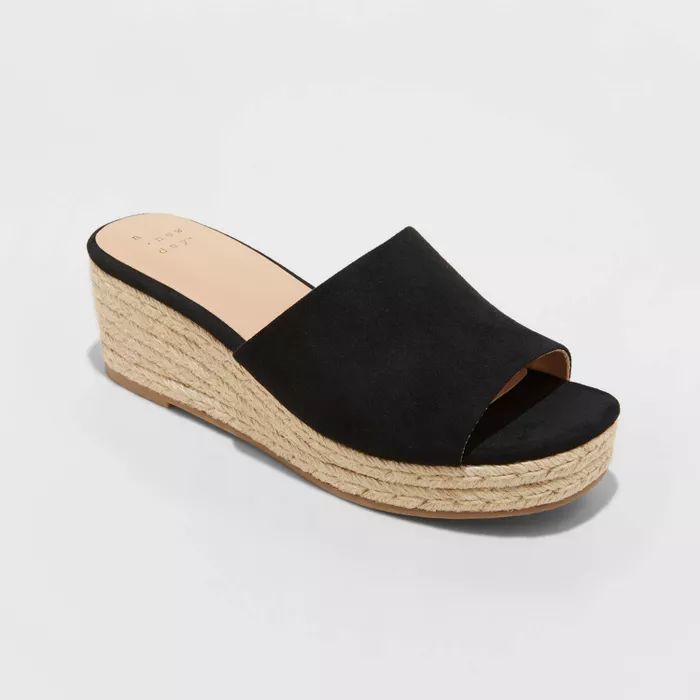 Women's Mavis Espadrille Mule Wedges - A New Day™ | Target