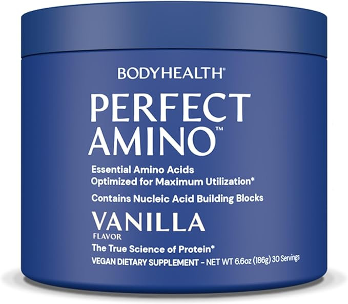 BodyHealth PerfectAmino Powder - BCAA and EAA Powder for Pre and Post Workout - Amino Acid Energy... | Amazon (US)