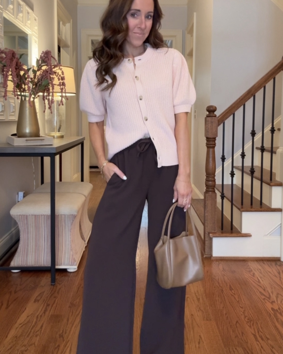 Spring cardigan sweater. Short sleeve cardigan. Nordstrom. 
Sweater S. 

#LTKPetite #LTKOver40 #LTKSeasonal