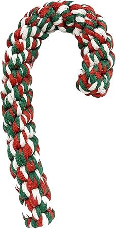 Midlee Candy Cane Rope Christmas Dog Toy | Amazon (US)