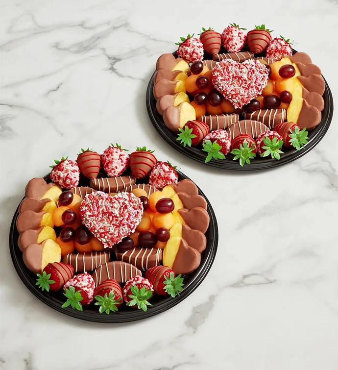 Perfectly Plated™ All Hearts Dipped Fruit Platter | Shari's Berries