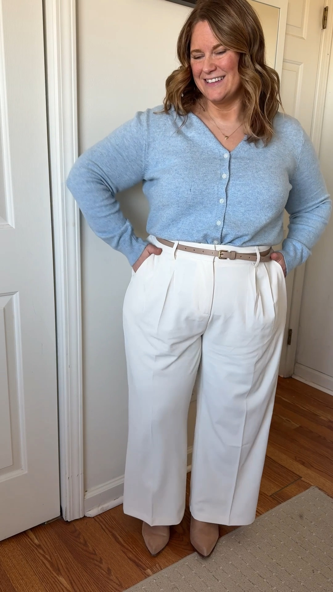 Teacher outfit! Trousers are an XL short 

#LTKPetite #LTKWatchNow #LTKMidsize