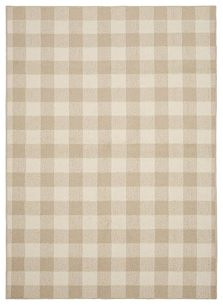 Garland Rug Country Living Buffalo Plaid 7 ft. x 10 ft. Area Rug for Living Room, Bedroom, Kitche... | Amazon (US)