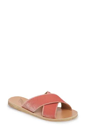 Women's Ancient Greek Sandals Thais Slide Sandal, Size 5US / 35EU - Pink | Nordstrom