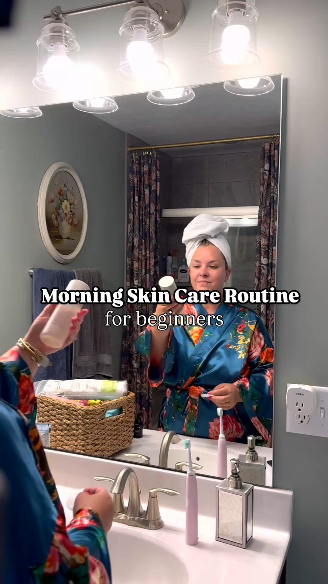 I am 40 & for the first time in my life, I have a skin care routine 😅 I’m a beginner, not a pro but this is what I use & love in the morning & have seen great results with!
- Toner to get any left over dirt after washing your face 
- Hyaluronic acid serum, if you do no other serums, this one is a must!
- I have seen CRAZY growth results in my lashes by using the Babe lash serums (essential for growth pm, conditioning in the am). You can use my promo code for an extra discount: Popofcolor
- I have seen crazy improvement in my sun spots & overall redness by using this vit C serum AND don’t forget to get every last drop out of lotion & foundation bottles by using these mini makeup spatulas!  
-I love this light weight day time moisturizer 
- I buy these lash wands & swear brushing my lashes morning & night has helped their growth too!

Also linked my affordable face wash & cleansing balm my dermatologist recommended and the face wipe cloths I love with them (hot tip: cut them in half to get more uses out of them bc they are huge!). My fav collagen face mask and glycolic acid pads that are AMAZING!

#LTKBeauty #LTKOver40 #LTKWatchNow