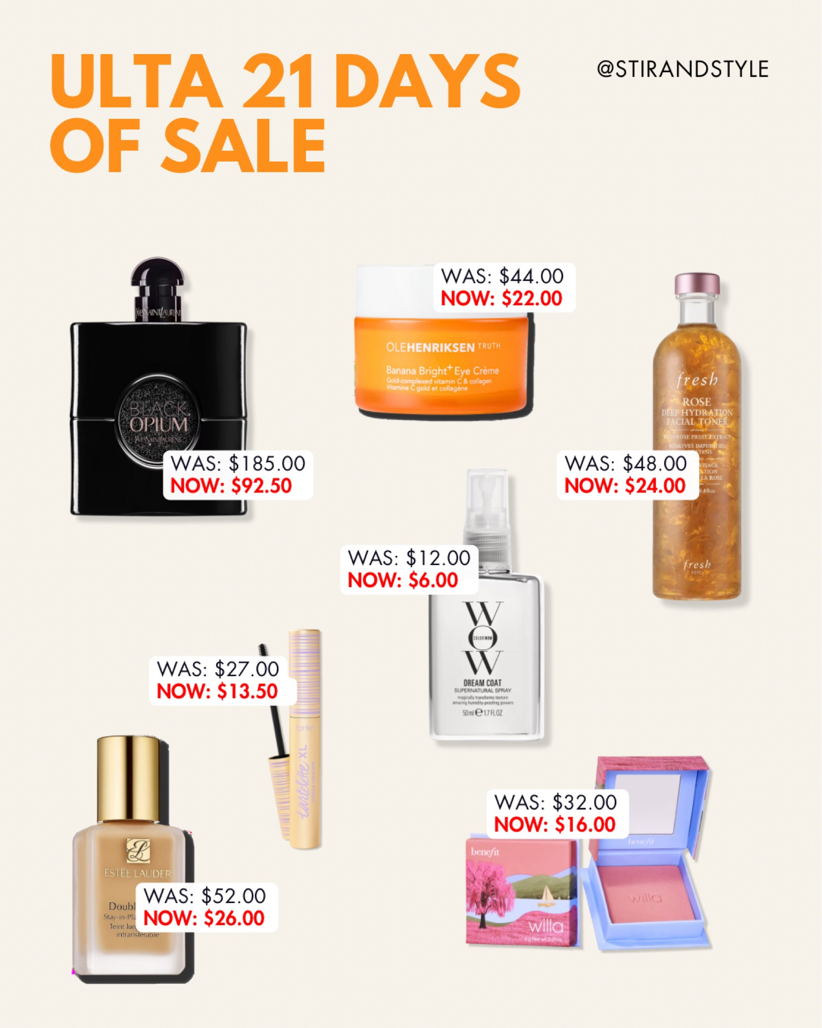 Shop Ulta’s 21 Days of Sales on their beauty products! 🛍️💄

#LTKSaleAlert #LTKSeasonal #LTKFallSale