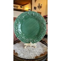 Country Fall Harvest Pumpkin & Acorn Bordallo Pinheiro Platter Plate | Etsy (US)