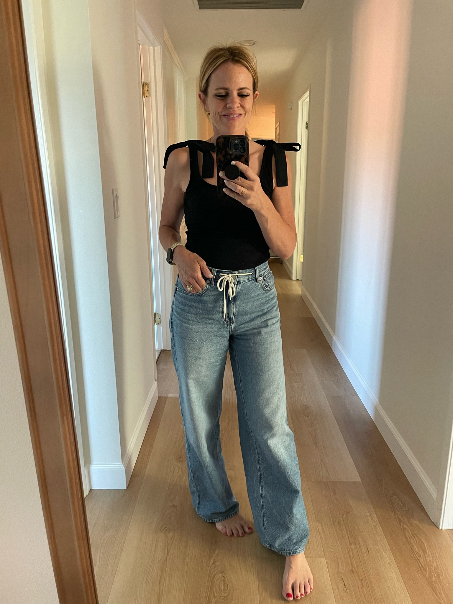 Loving this $12 tank! 

Would look super cute with black denim or a denim skirt too! 

Target 
Target fashion 
Summer fashion 
Madewell


#LTKSeasonal #LTKStyleTip #LTKOver40