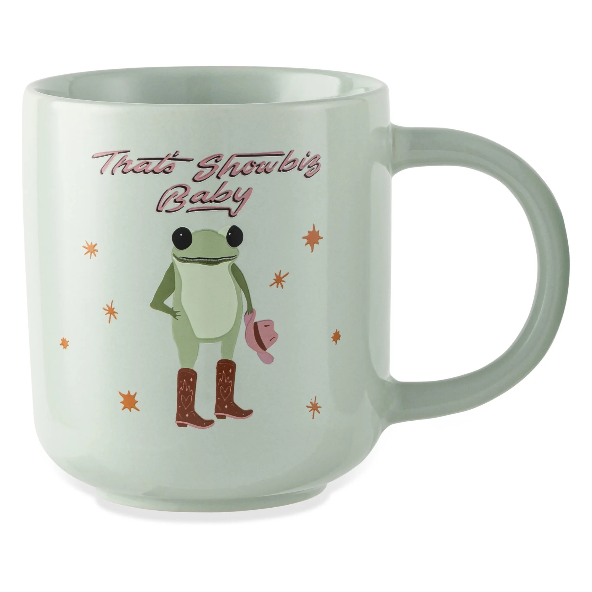 Thyme & Table 16.2 fl oz That's Showbiz Baby Frog in Boots Stoneware Mug | Walmart (US)