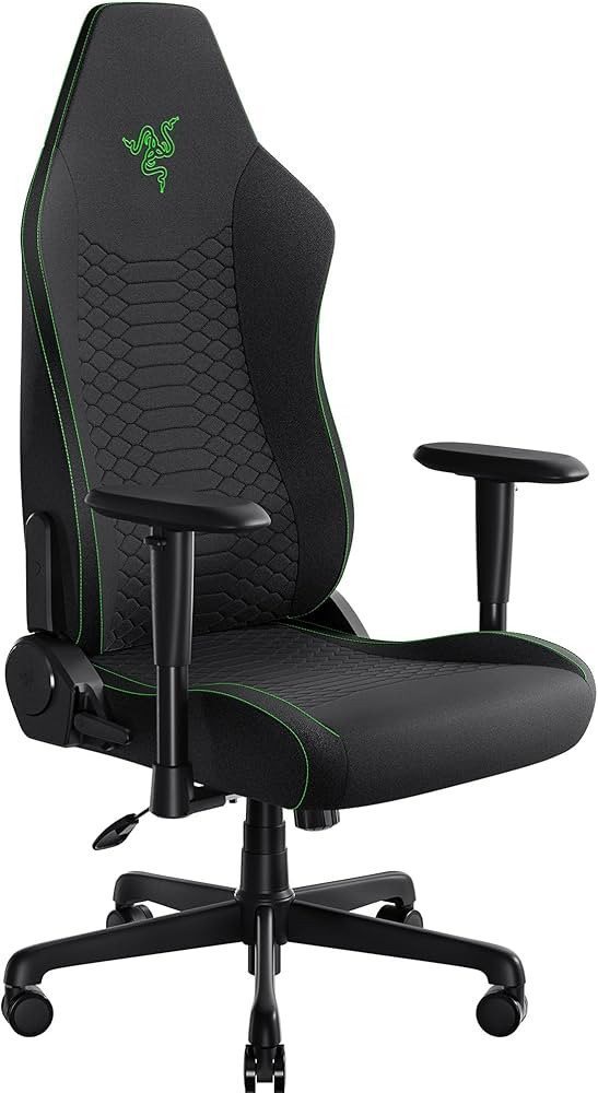 Razer Iskur V2 X Ergonomic Gaming Chair: Built-in Lumbar Support - Widened Seat Base - High Densi... | Amazon (US)