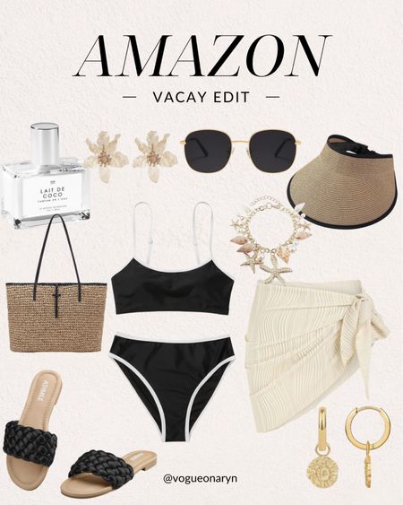 Amazon fashion, amazon swimwear , black bikini, resort wear , summer outfits , vacation outfits , casual summer outfits 

#LTKFindsUnder100 #LTKSwim #LTKFindsUnder50