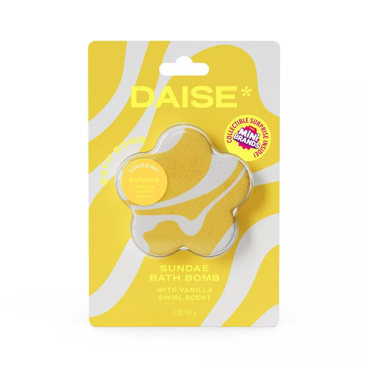 DAISE Sundae Bath Bomb - Vanilla Swirl - 3oz | Target