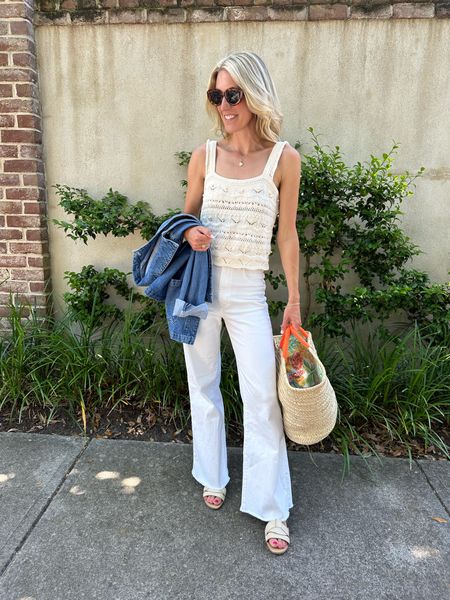 A crochet tank I can’t stop reaching for! It’s perfect for this summer heat. Wearing size small and paired with my go-to white jeans (tts)

Code ‘atgreenwell10’ saves you 10% off sitewide on La Ligne!

#LTKStyleTip #LTKSeasonal