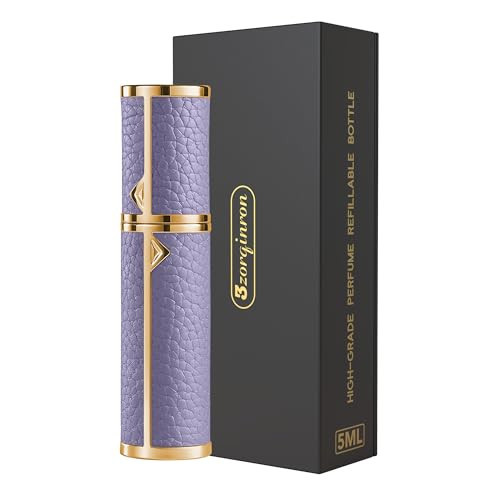 3zorqinron 5ML Travel Perfume Bottle Refillable, Mini Size Travel Portable，Perfume Travel Refillable Atomizer，Travel Cologne Sprayer for Women Men，Quick Fill at The Bottom, Easy and Convenient | Amazon (US)
