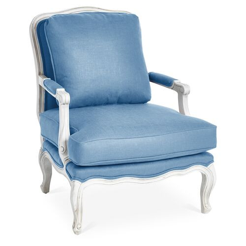 Augusta Bergère, Chambray Linen | One Kings Lane