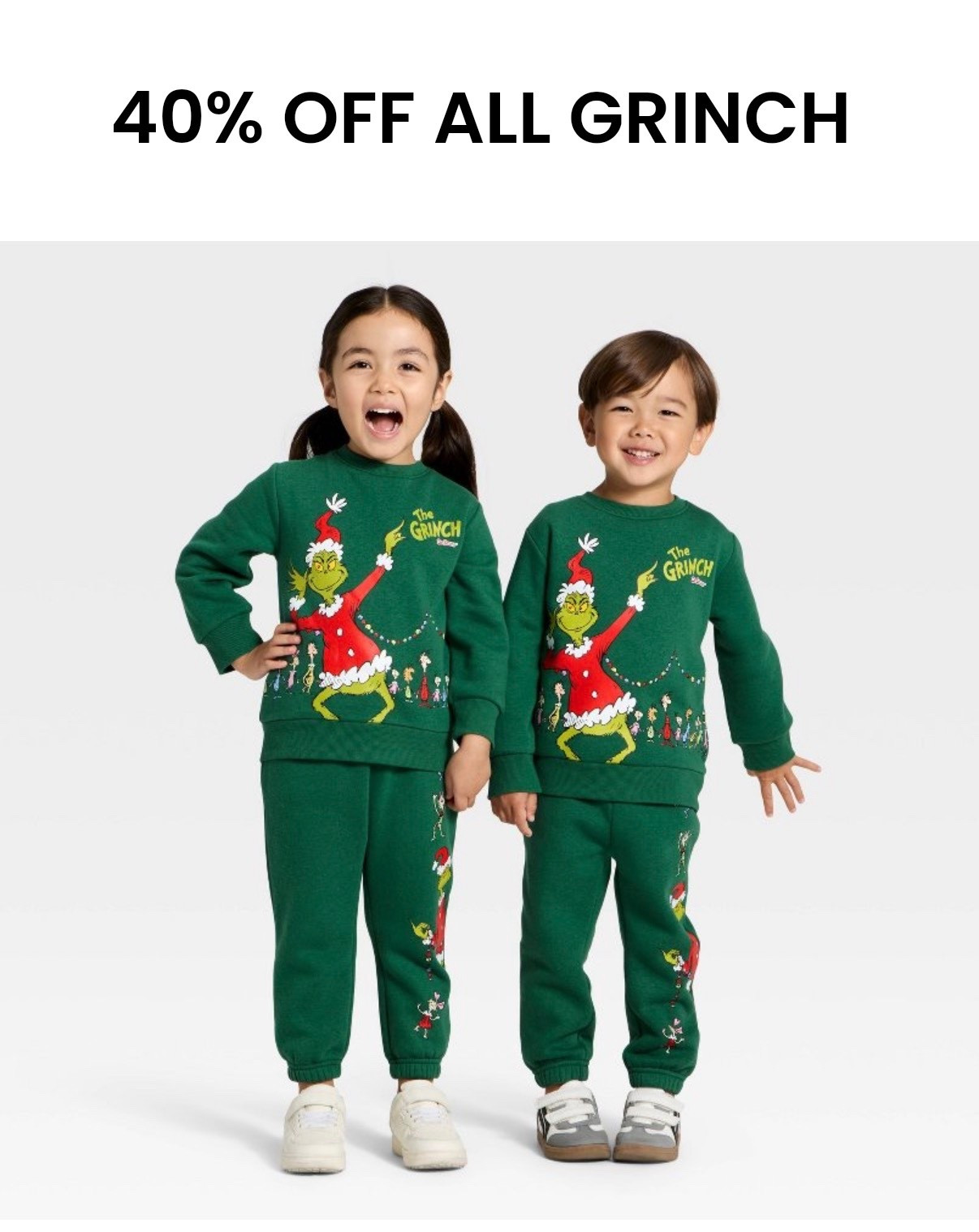 40% OFF all Grinch things at Target!!! 🎄🎅🏾
From cozy pajamas to mugs, pillows, and decor — everything’s sooo cute and festive!!
Perfect for matching family looks or cozy movie nights at home! 🛋️✨
Linking all my favorite Grinch finds before they’re gone!! 🛍️

#TheGrinch #Grinchmas #TargetFinds #ChristmasAtTarget #HolidayDeals #CozyChristmas #ChristmasDecor #FestiveVibes #LTKFinds

#LTKFamily #LTKSaleAlert #LTKHoliday
