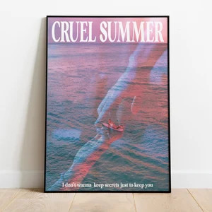 Cruel Summer Taylor Swift Poster | Etsy (US)