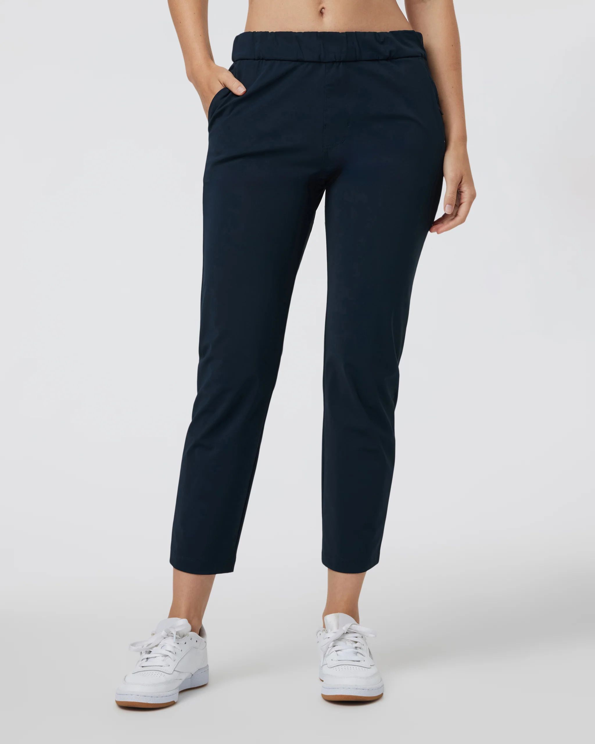 Miles Ankle Pant | Women's Ink Navy Blue Crop Pants | Vuori | Vuori Clothing (US & Canada)