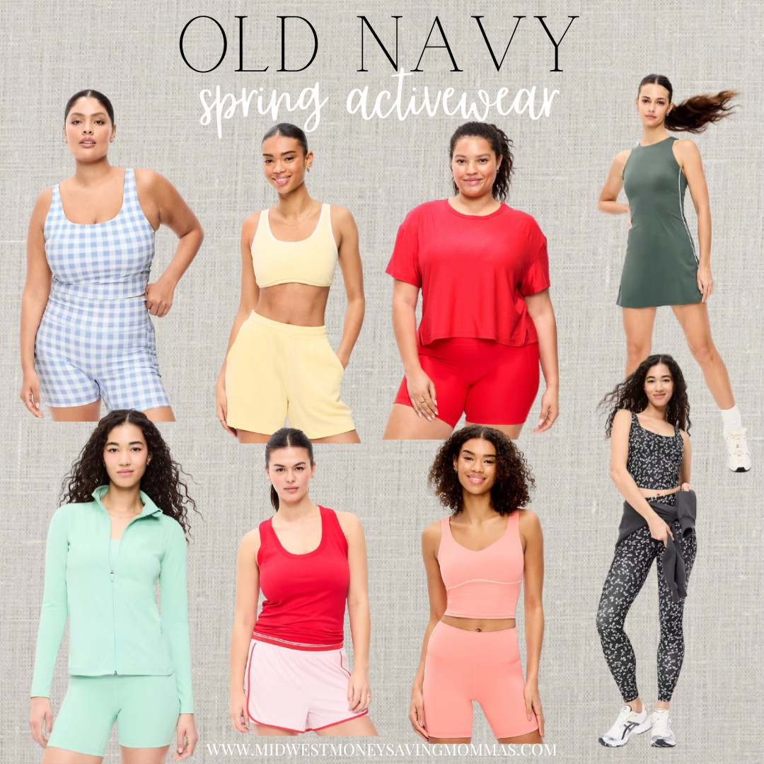 Spring activewear 

Old navy activewear  matching workout set  gingham set  biker shorts  sports bra  tennis dress  leggings  workout clothes 

#LTKActive #LTKootd #LTKgrwm
