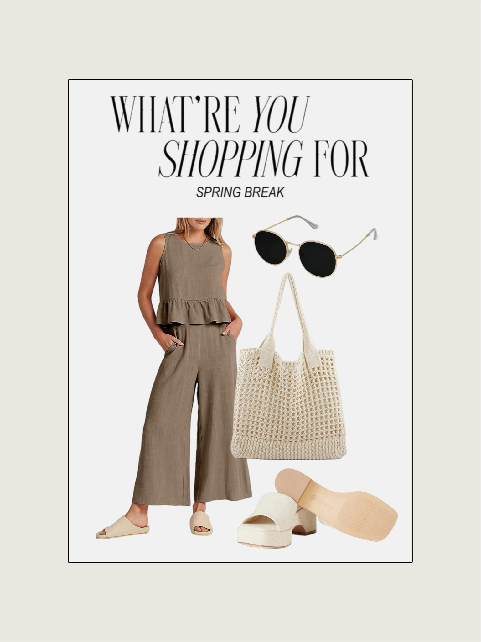 What to wear | spring break 

#LTKSeasonal #LTKstyletip #LTKfindsunder100