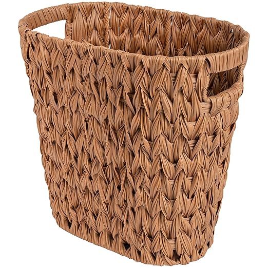 GRANNY SAYS Wicker Trash Can, Bathroom Trash Can with Handles, Wicker Waste Basket for Bathroom, ... | Amazon (US)