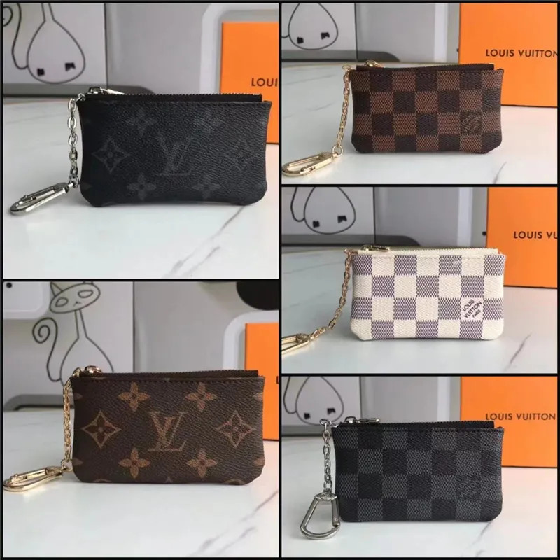 DUPE Favor L-V Key Pouch Wallets Purse Bags with Box Famous Classical Designer Women Card Holder ... | DHGate