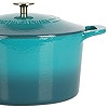MARTHA STEWART Gatwick 7-Quart Enamel Cast Iron Dutch Oven – Martha Blue – Heavy-Duty Dutch O... | Amazon (US)