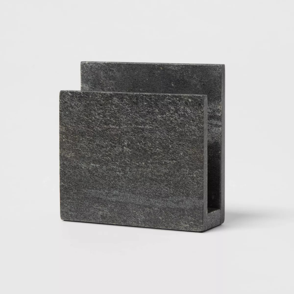 Marble Napkin Holder Gray - Threshold™: Kitchen Table Accessory, Spot Clean, 6" Height, 3.85 lb... | Target