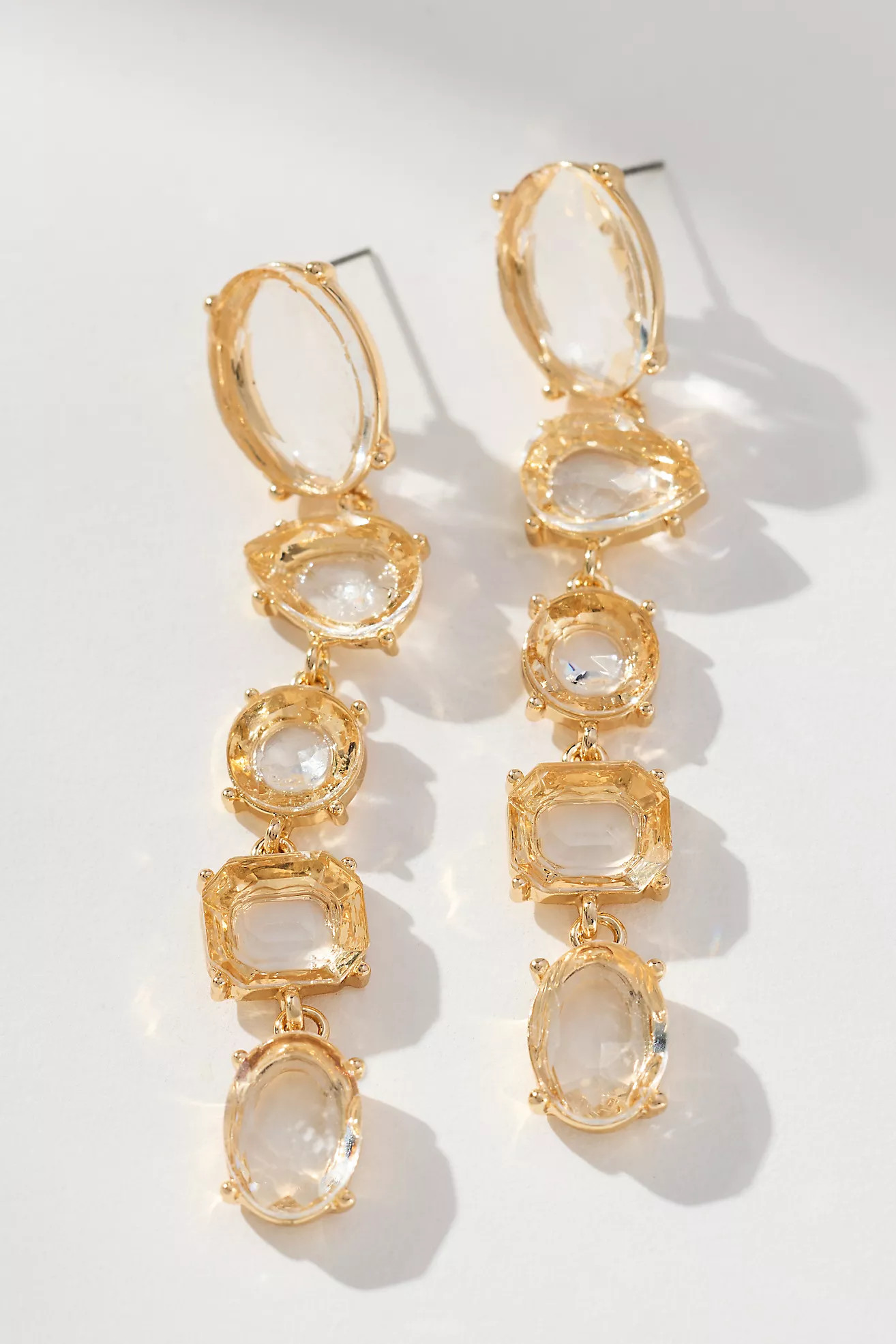 Multi-Crystal Drop Earrings | Anthropologie (US)