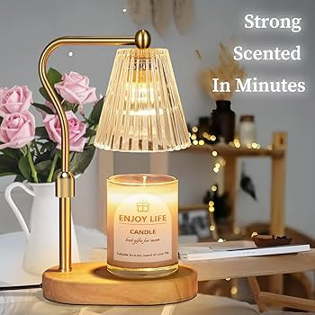 Candle Warmer Lamp with Timer Dimmer Adjustable Height for New Home Bedroom,Mothers Day Gifts,Vin... | Amazon (US)