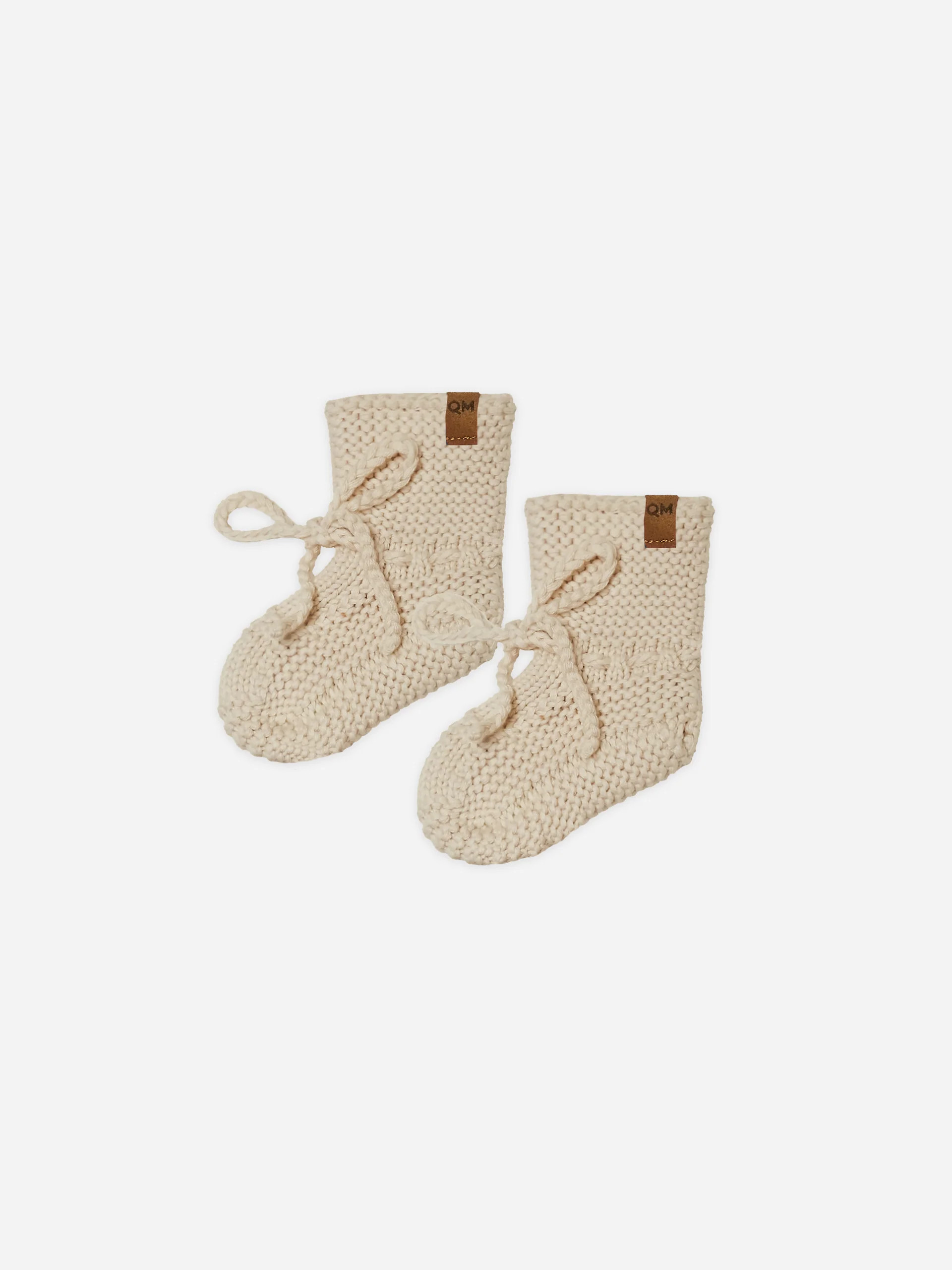 Knit Booties || Sand | Rylee + Cru