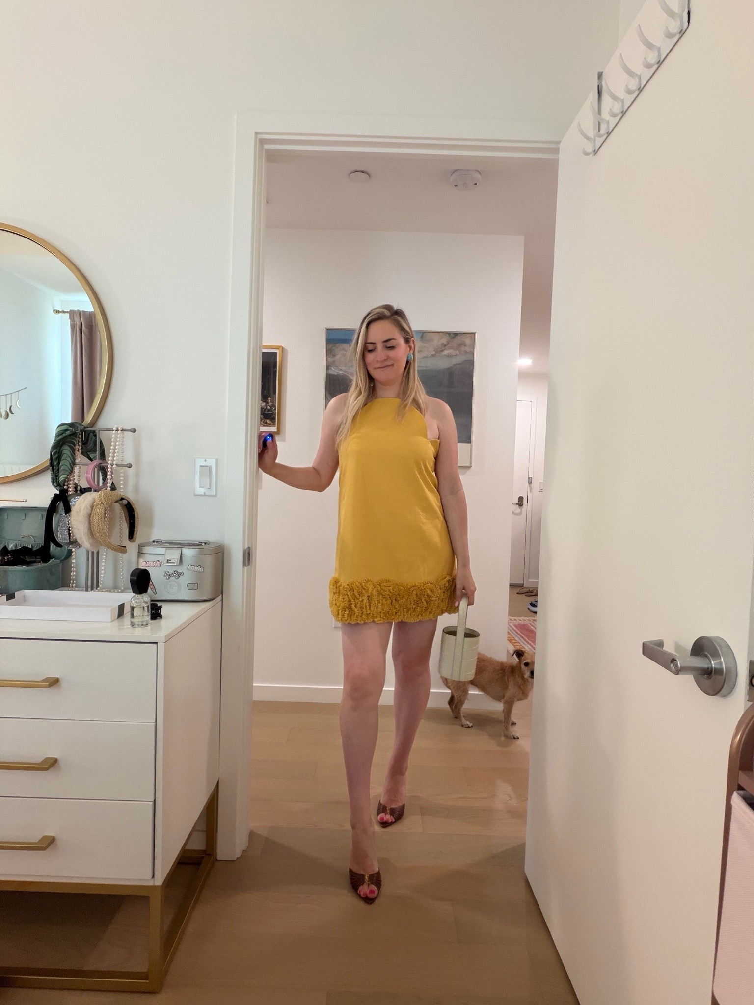 Yellow dress | vacation dress