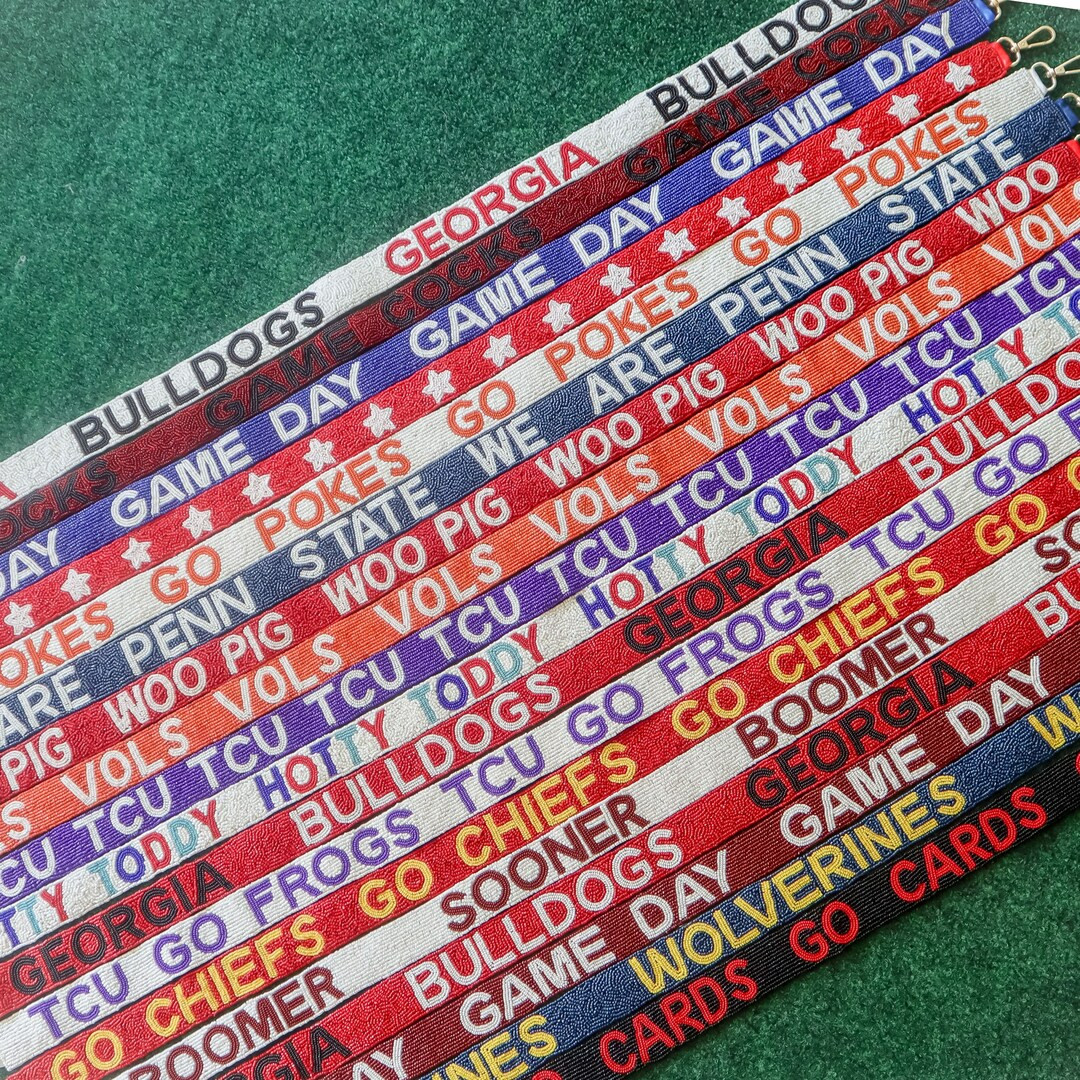 Gameday Bag Strap ONLY Does Not Come With Bag Beaded Game - Etsy | Etsy (US)