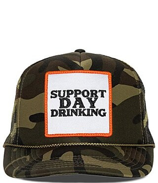 Friday Feelin' Support Day Drinking Camo Baseball Cap - Camo | Dillard's