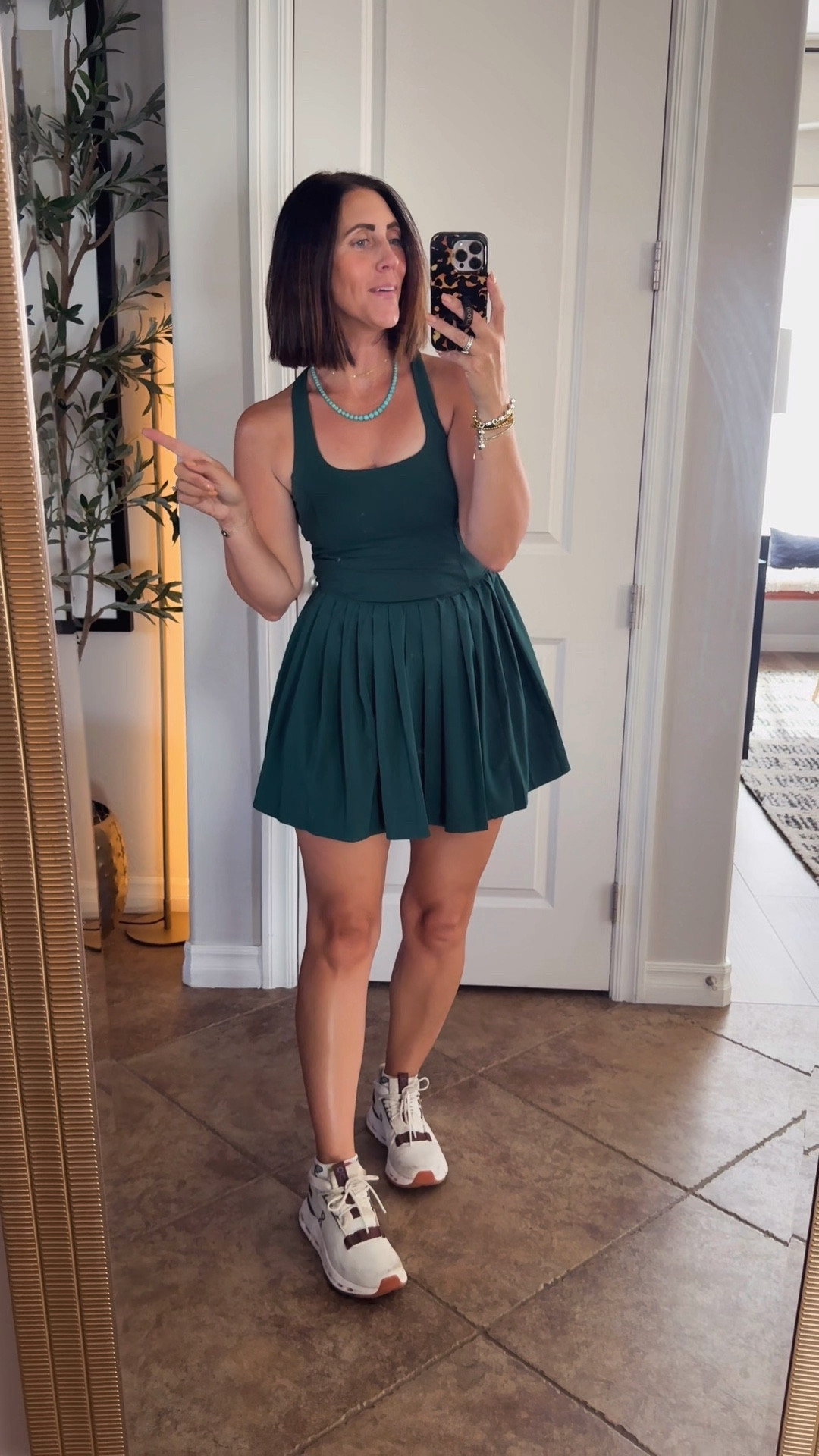 Fave athleisure dress! 💫🫶🏻

Bathroom-friendly!!! 
*size small 

I wear it to play tennis but today I wore it for one of the boys baseball games and then headed to the NCAA women’s tennis tournament at ASU 🎾🎾🎾 ￼

#LTKOver40 #LTKActive #LTKootd