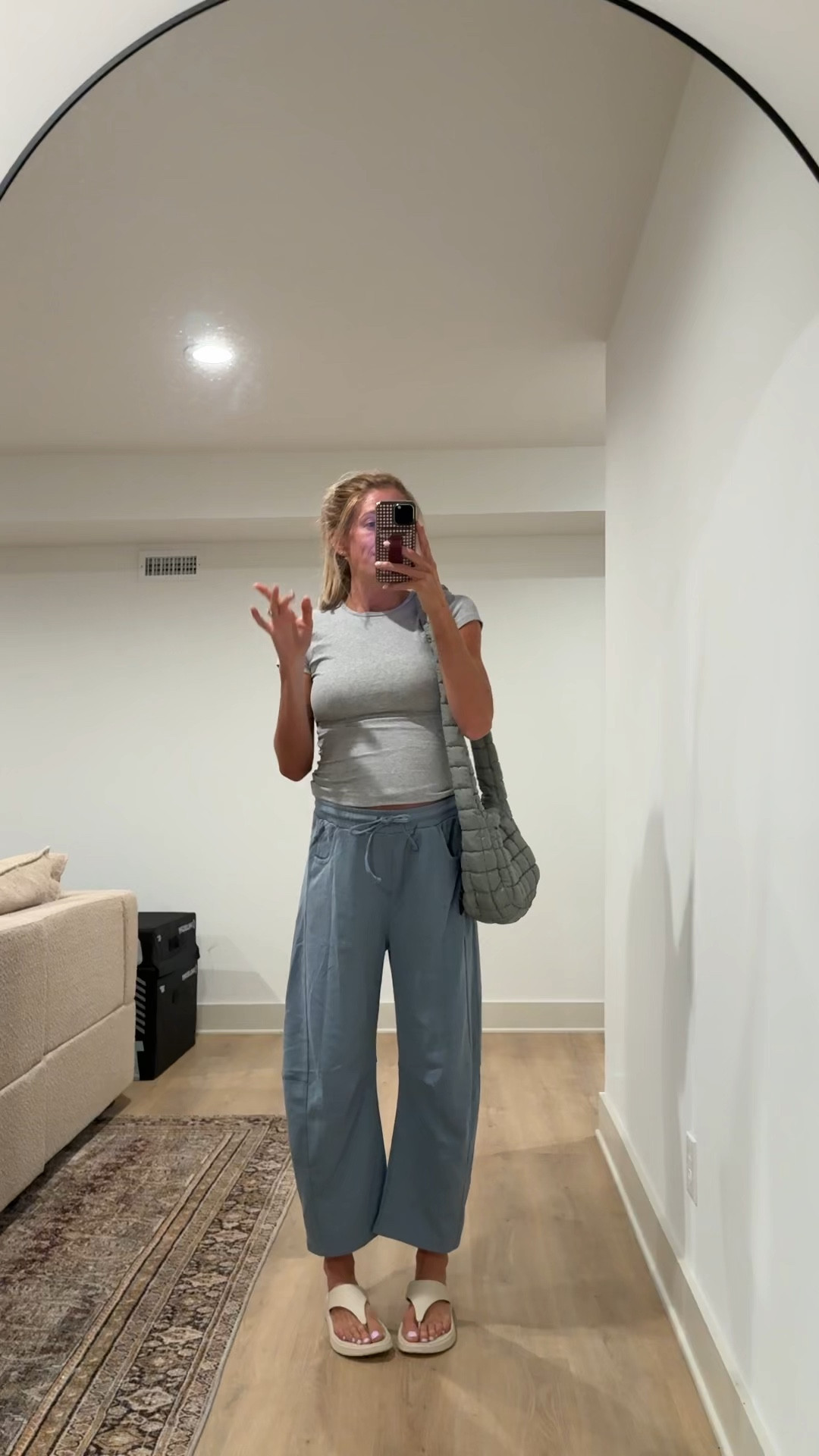 What I wore today as a mom who is pregnant.
Medium tall in tee for bump (usually a small tall)
Medium in button up for height but runs oversized. 

Sized up to large in pants for bump (usually a medium for height. They run oversized)

#LTKBump #LTKootd #LTKmomlife