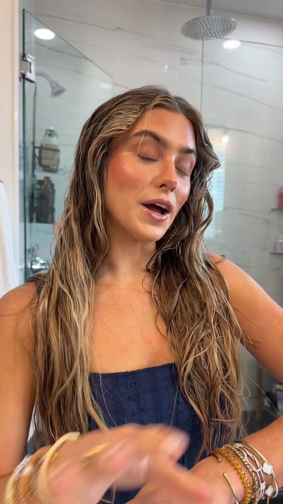 As a girl that washes her hair once a week more likely once every other week the post shower hair routine is so important to keeping the hair protected and healthy! And did you catch all 21 different benefits 👀 @pureology Color Fanatic Heat Protectant Leave-In Conditioner from @Sephora  . This multi-tasking formula hydrates dry hair, easily detangles, smooths frizz, primes before styling, adds shine, protects hair color and helps prevent breakage and split ends. Whether straight and fine or curly and thick, this leave-in works for all hair types 👱‍♀️

#pureology #leaveinconditioner #hairwashday #haircare #postshowerhair #leaveinhair #hairproducts #sephora #sephorahaul #hairhack #healthyhairhack

#LTKgrwm #LTKselfcare #LTKBeauty