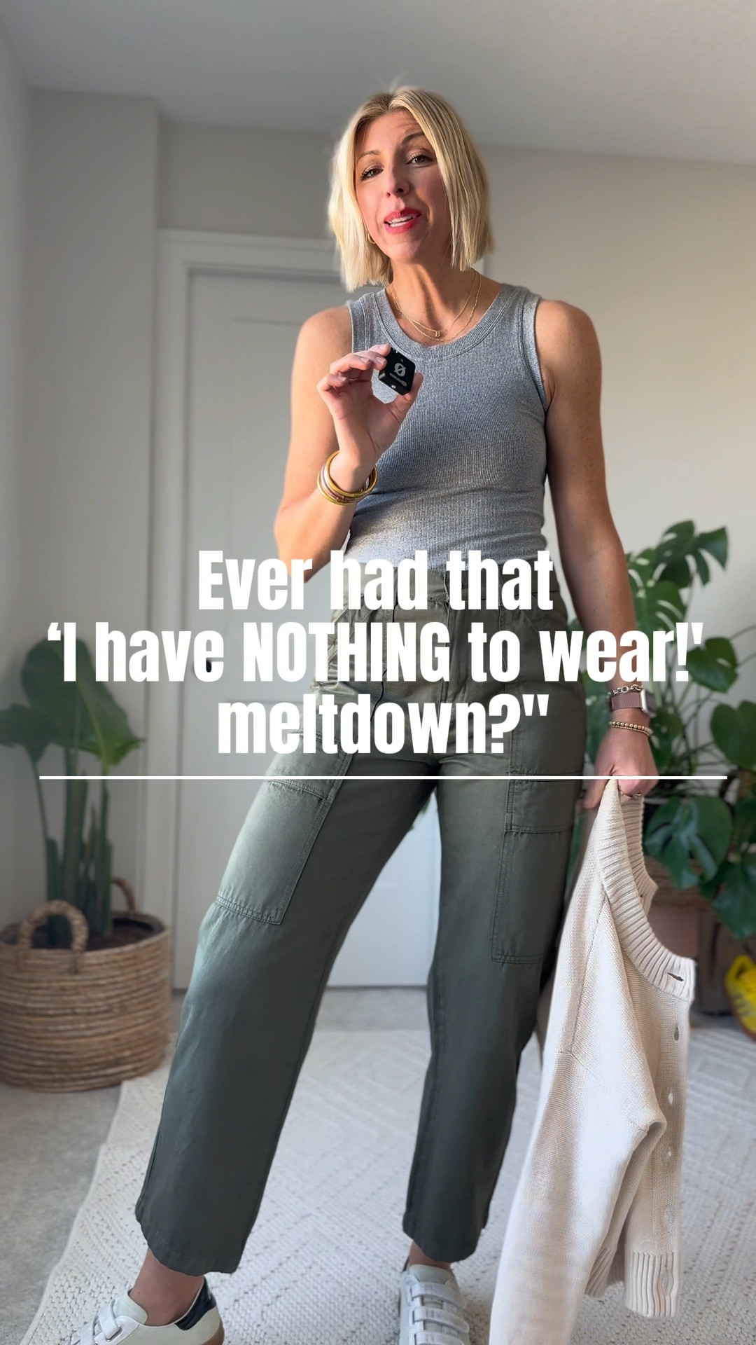 Chic spring uniform that can be transformed with different accessories…cargo pants make a great jeans alternative + a classic cardigan can be worn as a layer or a blouse 
wearing size 28 pants & size small in the cardigan 

#LTKWatchNow #LTKOver40 #LTKStyleTip