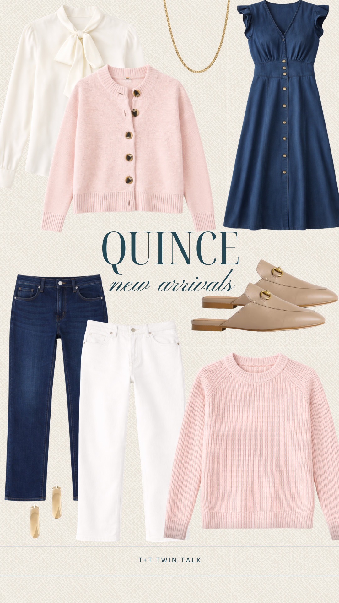 These pieces from Quince are perfect staples for everyday outfits! From classic denim to soft sweaters and simple accessories, make putting an outfit easy. These are pieces you will find yourself wearing on repeat! 

 #LTKSeasonal #LTKOver40 #LTKMidsize