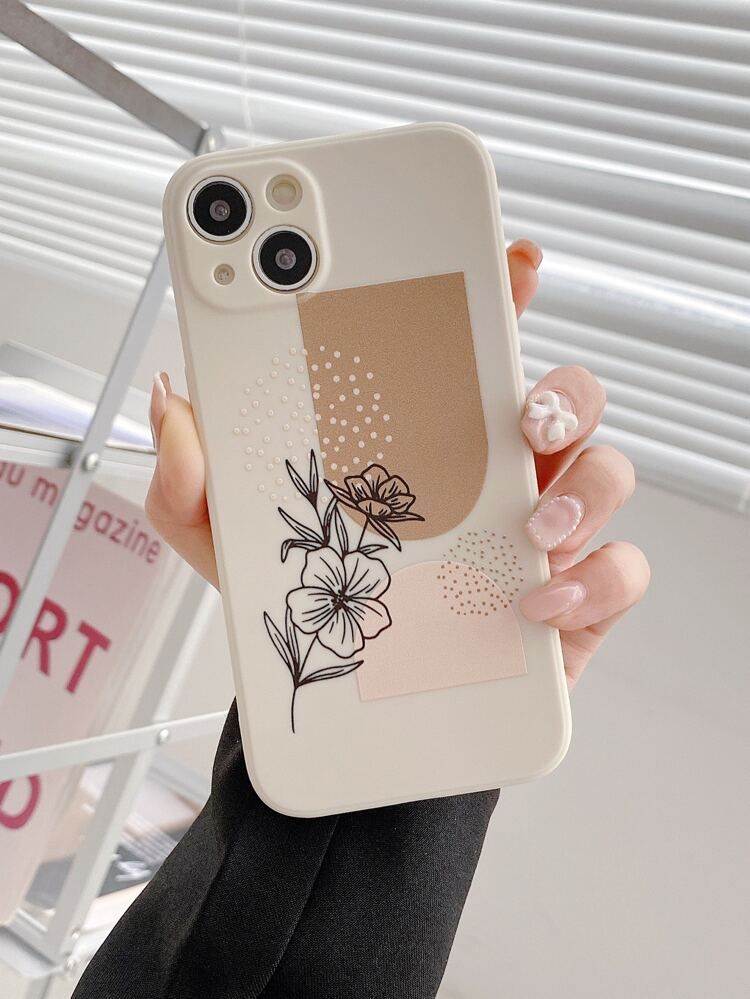 Flower Pattern Phone Case | SHEIN