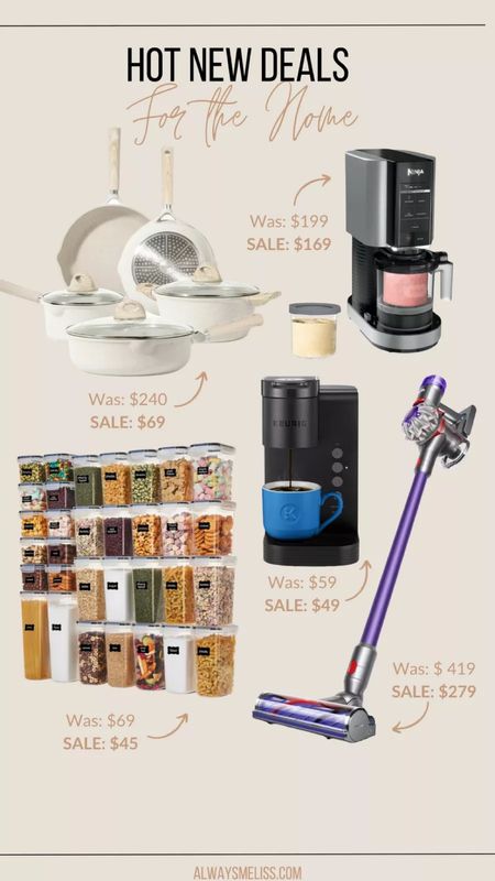 Walmart has so many great home finds all on sale. Grab them while marked down! I love the Dyson, works so well. The pot and pan set is great neutral color for any kitchen.

Walmart home
Sale finds
Dyson vacuum 

#LTKhome #LTKsalealert
