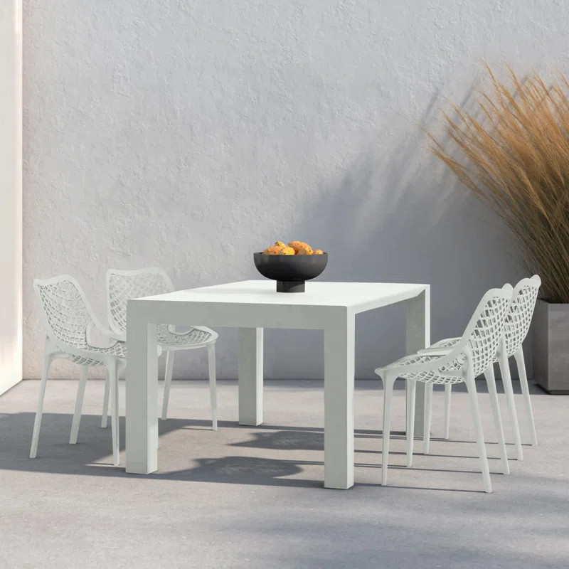 Asherton Square 4 - Person Outdoor Dining Set | Wayfair North America