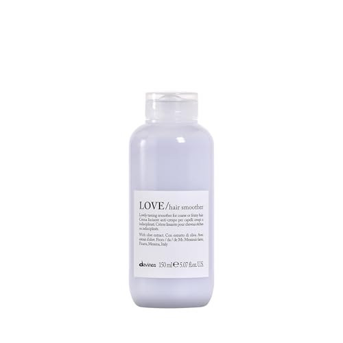Davines LOVE Hair Smoother Cream, Taming Leave-On Anti-Frizz Formula for Wavy, Unruly, Coarse Hair - Moisturizes & Smooths Without Leaving Residues or Weighing Down with Olive Extract, 5.07 Fl Oz | Amazon (US)